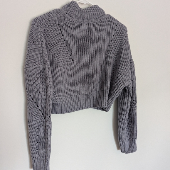 Lavender crop sweater - Picture 4 of 4